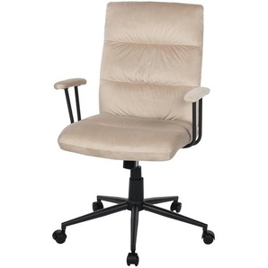 Büro-Drehstuhl  Frieda ¦ beige ¦ Maße (cm): B: 57 H: 103 T: 57.0