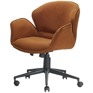 Büro-Drehstuhl - orange - Materialmix - 64,5 cm - 83 cm - cm 65,0 | Möbel Kraft