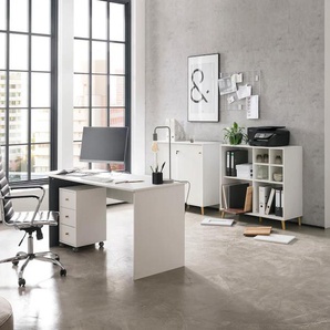 Büro-Set SCHILDMEYER Serie 500 Arbeitsmöbel-Sets weiß Büromöbel-Sets