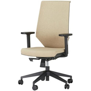 Bürodrehstuhl - beige - Materialmix - 61,5 cm - 104,5 cm - 65 cm | Möbel Kraft