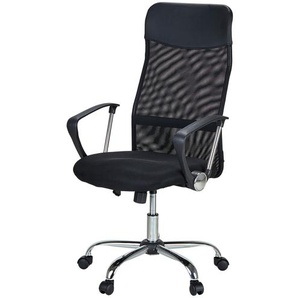 Bürodrehstuhl  Bille ¦ schwarz ¦ Maße (cm): B: 62 H: 115 T: 65.0