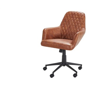 Bürodrehstuhl - braun - Materialmix - 59 cm - 97 cm - cm 45,0 | Möbel Kraft