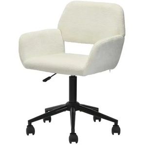 Bürodrehstuhl   ¦ creme ¦ Maße (cm): B: 57,5 H: 84,5