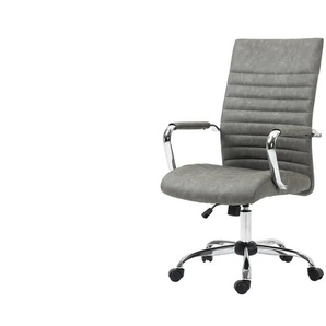 Bürodrehstuhl  Fischa ¦ grau ¦ Maße (cm): B: 57,5 H: 116 T: 64.0