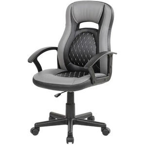 Bürodrehstuhl  Fulda ¦ grau ¦ Maße (cm): B: 55,5 H: 103 T: 56.5