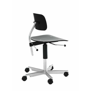 Bürodrehstuhl Kevi 2003 Montana schwarz, Designer Jörgen Rasmussen, 68-94x46x58 cm