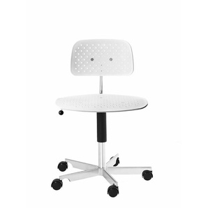 Bürodrehstuhl Kevi Air Montana weiß, Designer Jörgen Rasmussen, 68-94x46x58 cm