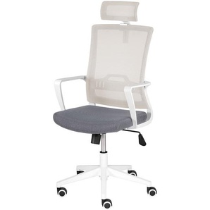 Bürodrehstuhl mySTUDIO 62 x 99 x 65cm Grau/Weiß/Grau Weiß