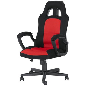 Bürodrehstuhl - rot - Materialmix - 70 cm - 112 cm - 70 cm | Möbel Kraft
