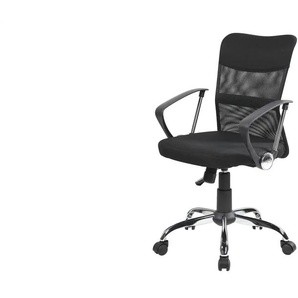 Bürodrehstuhl - schwarz - Materialmix - 56 cm - 100 cm - cm 56,0 | Möbel Kraft
