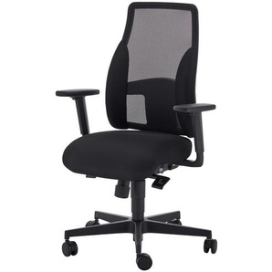 Bürodrehstuhl  Sitness Profi Comfort ¦ schwarz ¦ Maße (cm): B: 64 H: 120 T: 64