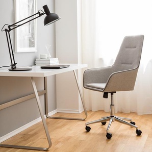 Bürodrehstuhl Skabu 62 x 112 x 63cm Grau/Grau