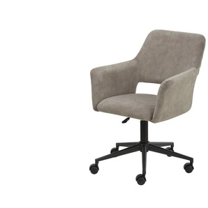 Bürodrehstuhl Vechte - grau - Materialmix - 60 cm - 82 cm - cm 66,0 | Möbel Kraft
