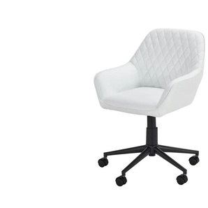 Bürodrehstuhl - weiß - Materialmix - 56 cm - 78 cm - cm 56,0 | Möbel Kraft