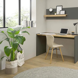 Büromöbel-Set INOSIGN CiTY/GiRON Arbeitsmöbel-Sets Gr. B/H/T: 143 cm x 180 cm x 63 cm, grau (anthrazit) Büromöbel-Sets