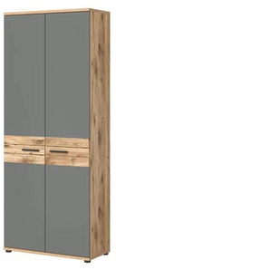 Büroschrank | grau | 80 cm | 199 cm | cm 37,0 |