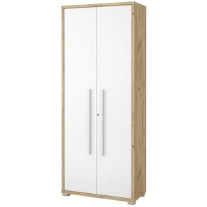 Büroschrank - holzfarben - Materialmix - 75 cm - 185 cm - cm 35,0 | Möbel Kraft