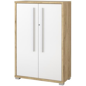 Büroschrank  Plane ¦ holzfarben ¦ Maße (cm): B: 75 H: 113 T: 35