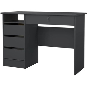 Büroschreibtisch Fraser | grau | 109,3 cm | 75,6 cm | cm 48,5 |
