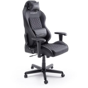 Bürosessel DX-Racer D73, schwarz mit roter Stickerei