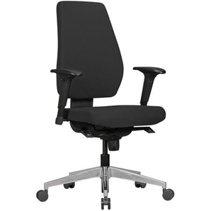Bürostuhl DARIUS mit Stoff-Bezug in Schwarz