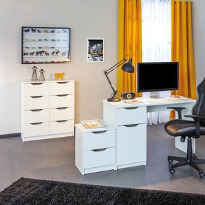 Bürostuhl INOSIGN Myhomi Stühle Gr. B/H/T: 67 cm x 113 cm x 62 cm, Kunstleder, schwarz (schwarz, grau) Drehstühle Stühle drehbar