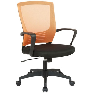 Bürostuhl Kampen schwarz/orange