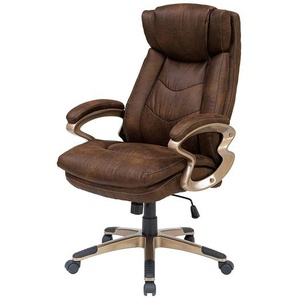 Bürostuhl Loman 63 x 119 x 75cm Braun