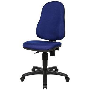 Bürostuhl Point 60 46 x 97 x 46cm Blau/Blau/Schwarz