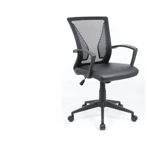 Bürostuhl   ¦ schwarz ¦ Maße (cm): B: 48 H: 92