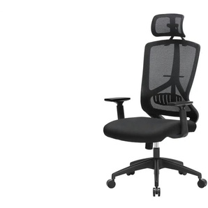 Bürostuhl   ¦ schwarz ¦ Maße (cm): B: 70 H: 120