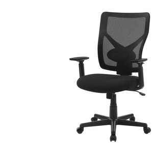 Bürostuhl - schwarz - Materialmix - 68 cm - 108 cm | Möbel Kraft