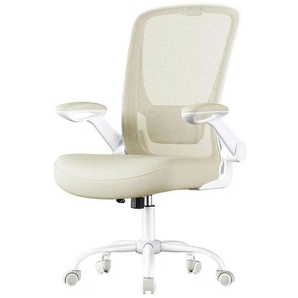 Bürostuhl   ¦ weiß ¦ Maße (cm): B: 64 H: 110