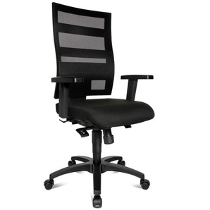 Bürostuhl X-Pander Plus, schwarz mit Netzrücken schwarz