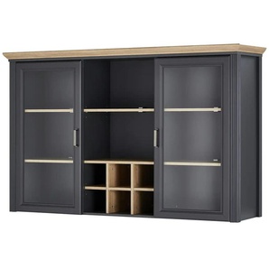 Buffet-Aufsatz - grau - Materialmix - 166 cm - 103 cm - cm 42,0 | Möbel Kraft