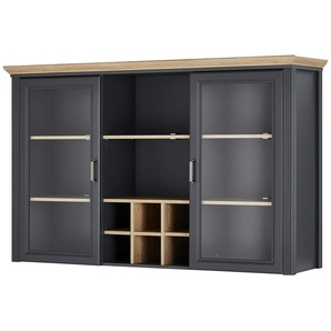 Buffet-Aufsatz - grau - Materialmix - 166 cm - 103 cm - 42 cm | Möbel Kraft