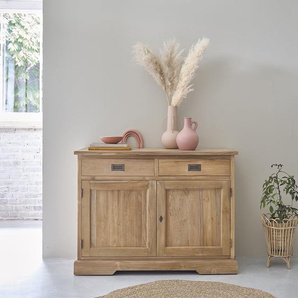Buffet aus massivem Teakholz 120 cm