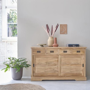 Buffet aus massivem Teakholz 150 cm
