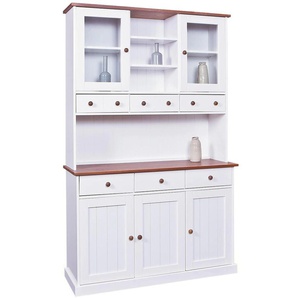 Buffet HOME AFFAIRE Westerland Schränke weiß (weiß, sepia) Anrichten Buffets Schränke Buffet, Breite 131 cm.