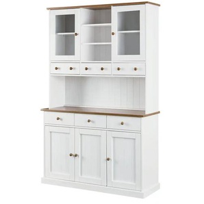 Buffet  Muslone ¦ weiß ¦ Maße (cm): B: 131 H: 205 T: 45.0