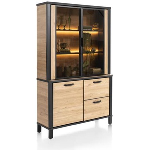 Buffet Sardinie, Laminato natural vintage, inkl. LED-Beleuchtung