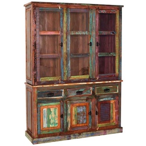 Buffet Seaside, 3-türig Massivholz Recycletes Holz Shabby Chic Indien Indisch