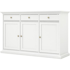 Buffet-Unterteil  Chester ¦ schwarz ¦ Maße (cm): B: 143,7 H: 91,7 T: 46.1