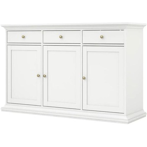 Buffet-Unterteil - schwarz - Materialmix - 143,7 cm - 91,7 cm - cm 46,1 | Möbel Kraft