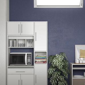 Buffetschrank Louise 91 x 180 x 40cm Weiß/Weiß