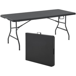 Buffettisch XL klappbar Schwarz