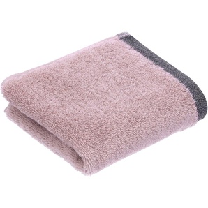 Gästehandtuch BUGATTI Prato Handtücher (Packung) Gr. B/L: 30 cm x 50 cm (3 St.), lila (sea lavender) Gästehandtücher Uni Farben, mit melierter Optik im Saum
