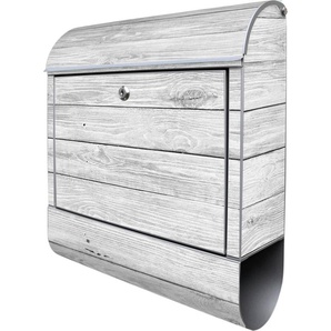 Burg-Wächter Burg Wächter Motivbriefkasten Holz weiß gebeizt 46 x 38 x 12.5 cm GLO763160838