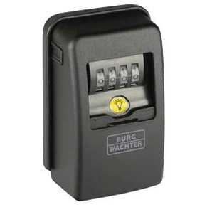 BURG WÄCHTER Schlüsselkasten KEY SAFE 60 L SB Schlüsselkästen mit verschiebbarer Schutzklappe und beleuchteten Zahlenrollen Gr. B/H/T: 8,5 cm x 13,6 cm x 5 cm, schwarz Schlüsselaufbewahrung