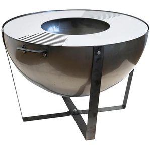 Feuerschale BUSCHBECK Plancha-Grill Dakota Feuerkörbe braun (rostfarben) Feuerstellen Feuerkörbe ØxH: 80x60 cm